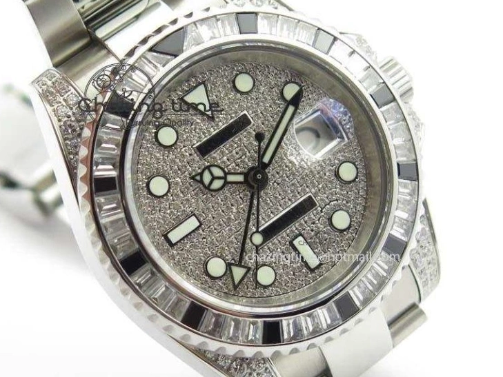 On SS 116759 Bp-Maker A3186 Dial Diamond GMT-Master II Black Crystal Ruby Bracelet SS 0403